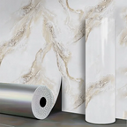 40cm Decorative Waterproof Moisture Proof Anti Fouling Self Adhesive Wallpaper for Bathroom Kitchen Living Room Background Wall