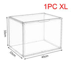 New Large Capacity Storage Box Organizer for Figures Acrylic Box Clear Blind Box Showcase Makeup Organizer for Bag