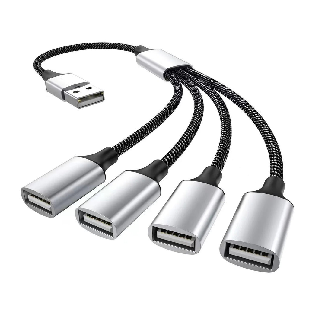 USB Type C Hub Extensions 4 Port USB Cable Splitter OTG High Speed Transfer Adapter Portable Converter For PC Laptop Macbook Pro