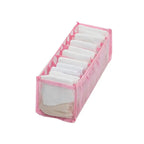 7 Grids Jeans Storage Box Closet Wardrobe Clothes Compartment Boxes Drawer Jeans Socks Separation Organizer Pants Storage