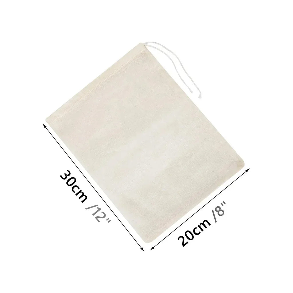 1/5Pcs Reusable Nut Milk Bags Strainers Unbleached Nylon Cheesecloth Bag Food Cheese Yogurt Filter Kitchen Fine Mesh Strainer
