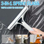 3-in-1 Multifunctional Glass Wiper with Spray Bottle to Clean the Floor and Scrub Household Car Cleaning Tools
