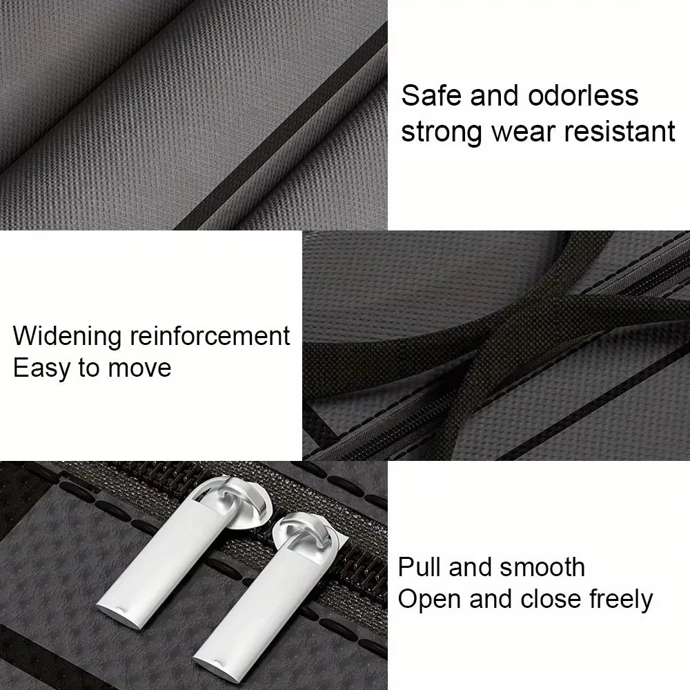 1pc Large-capacity Hand-held Clothes Storage Bag Foldable Dust-proof Non-woven Fabric Packing Bags Bedroom Wardrobe Organizer