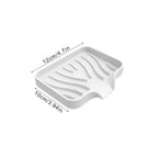 Silicone Faucet Mat Kitchen Sink Tray Soap Dispenser Sponge Drain Pad Sink Splash Drying Mat Countertop Storage Tray