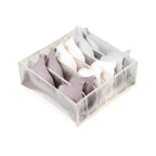 7 Grids Jeans Storage Box Closet Wardrobe Clothes Compartment Boxes Drawer Jeans Socks Separation Organizer Pants Storage