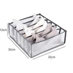 7 Grids Jeans Storage Box Closet Wardrobe Clothes Compartment Boxes Drawer Jeans Socks Separation Organizer Pants Storage
