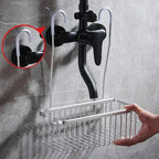 Aluminium Bathroom Shelf Without Drilling, Shower Shelf Shelves Shampoo Holder, Basket Storage Organizer Bathroom Accessories