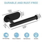 Adhesive Toilet Paper Holder Stainless Steel Tissue Hanger Waterproof Toilet Paper Stand Bathroom Accessories Paper Towels Hold