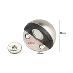2025 Door Stopper Stainless Steel Magnet Door Stops Doors Holder Home Improvement Hidden Doorstop Furniture Hardware News
