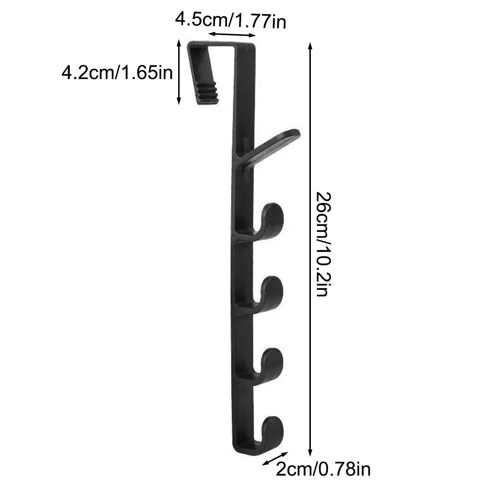 Over the Door Coat Hooks – PP Door Storage Rack