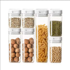 Transparent Plastic Grain Seal Tank Spaghetti Storage Container Moisture-Proof Snack Jar Kitchen Food Tank Pasta Storage Box