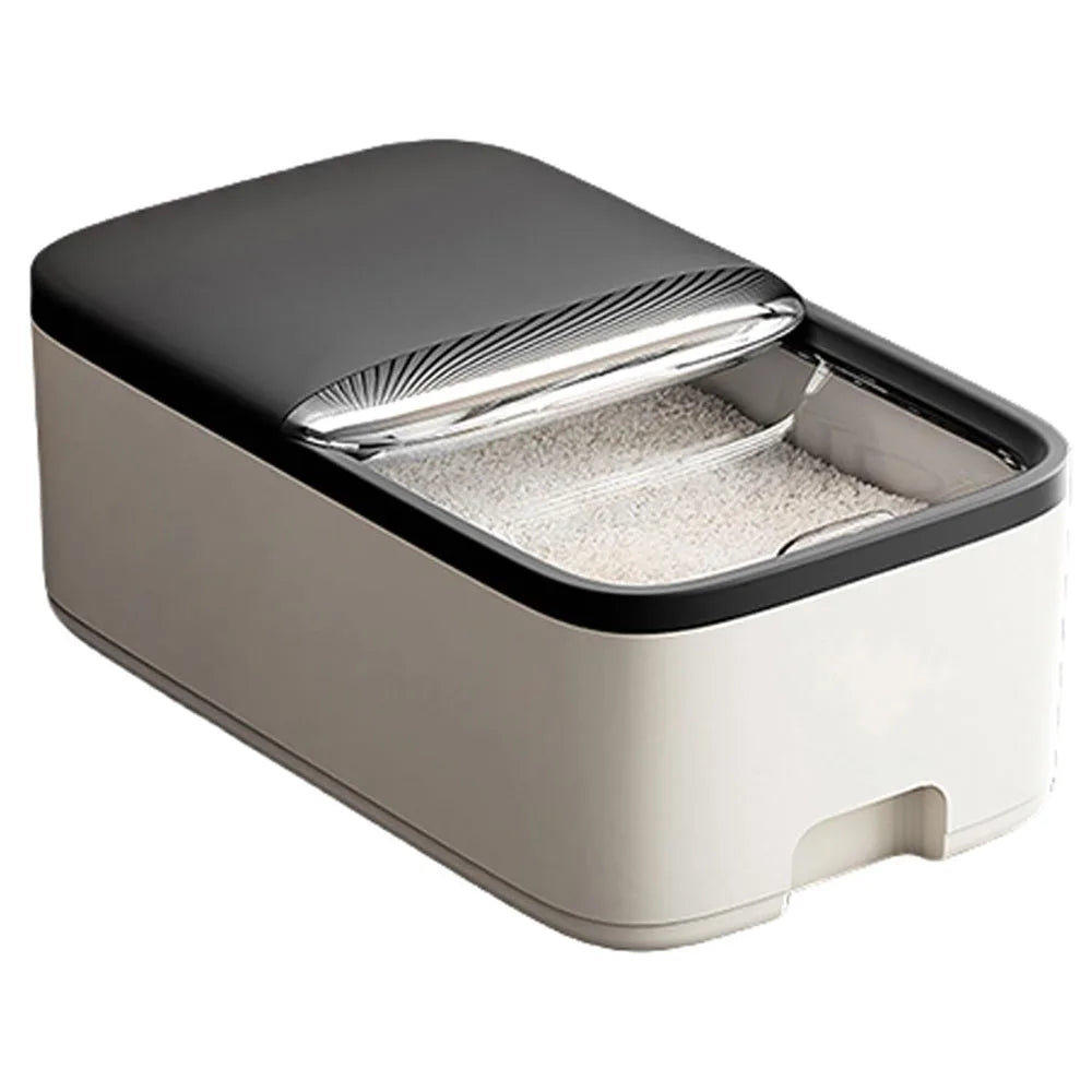 Grain Storage Containers Sealed Rice Containers Large Capacity Sealed Jars with Graduated Measuring Cups for Storing Rice