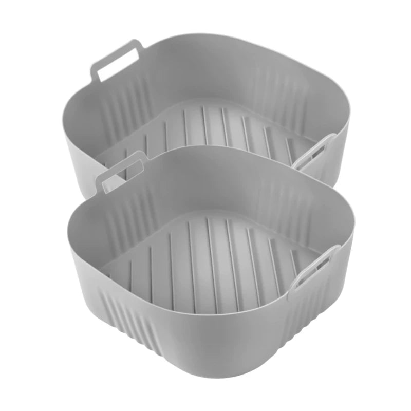 23cm Square Air Fryer Mould for Philips Series 2000 NA230/00 COSORI 5.5L/6L/6.2L Reusable Airfryer Accessories XXL