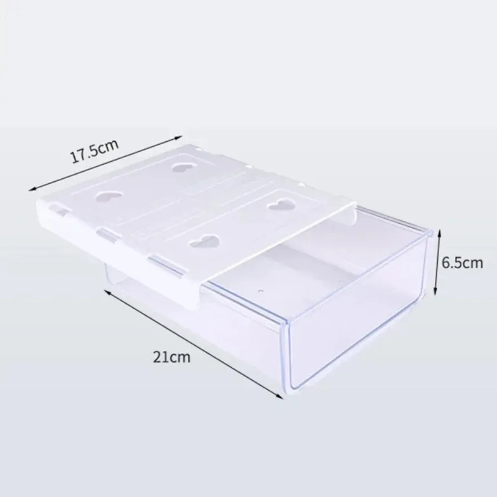 Undertable Drawer Storage Box Hidden Hanging Bedroom Dormitory Office Table Pasting Non Punching Table Bottom Sorting