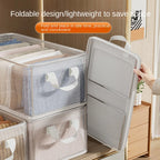 1 Pc Transparent PVC Solid Steel Frame Storage Box,waterproof,underwear Storage Basket,suitable for Home and Dormitory Use