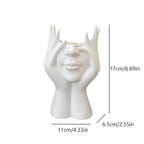 1PC Vinyl Figure Storage Holders Creative Human Body Art Styling Office Organizers Multifunctional Makeup Brush Holder