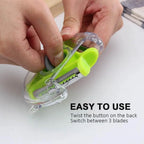 Kitchen 3 in 1 Peeler Rotary Multi-purpose Stainless Steel Potato Peeler Slicer Grater Shredder Vegetable Fruit Peeler