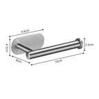Adhesive Paper Towel Holder Toilet Roll Paper Holder Bathroom Punch-Free Roll Paper Holder Stainless Steel Black Gold Roll Rack