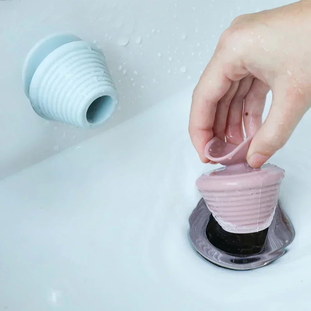 Universal Silicone Drain Stopper Tub Stopper for Bathroom Bathtub Kitchen Sink - Anti-clog Leak-proof Sink Stopper Universal Fit