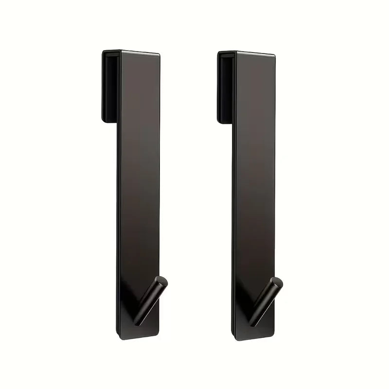 Stainless Steel Over Glass Door Shower Door Back Shower Towel Rack S-Shape Bathroom Bathrobe Hanger Holder Hooks