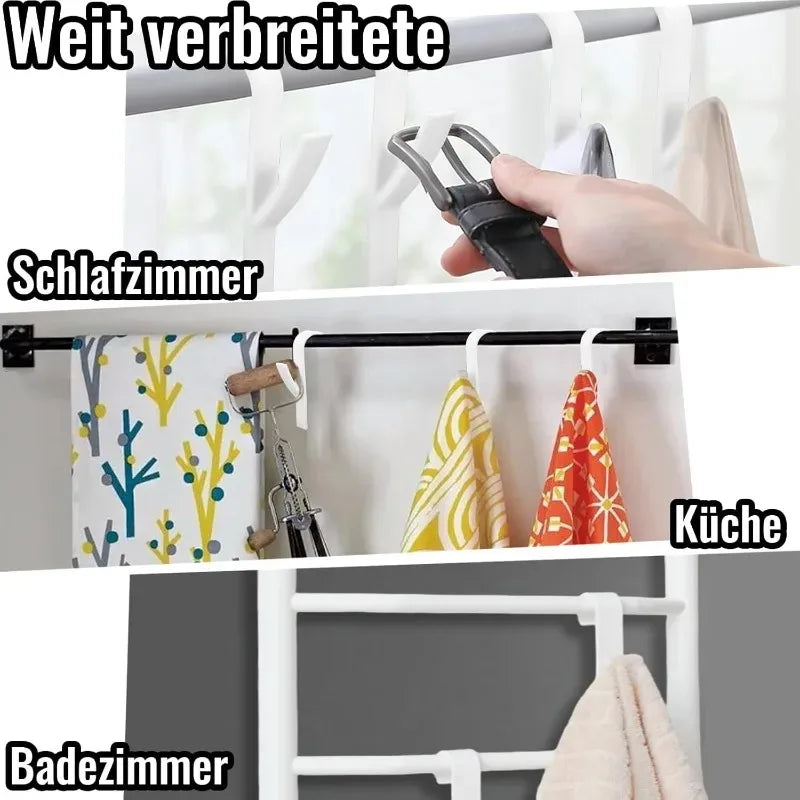 Universal Household Bathroom Door Hook, Towel Rack Hanger, Heating Radiator Rail Hook Clip, Storage Rack, Clothes Scarf Hook