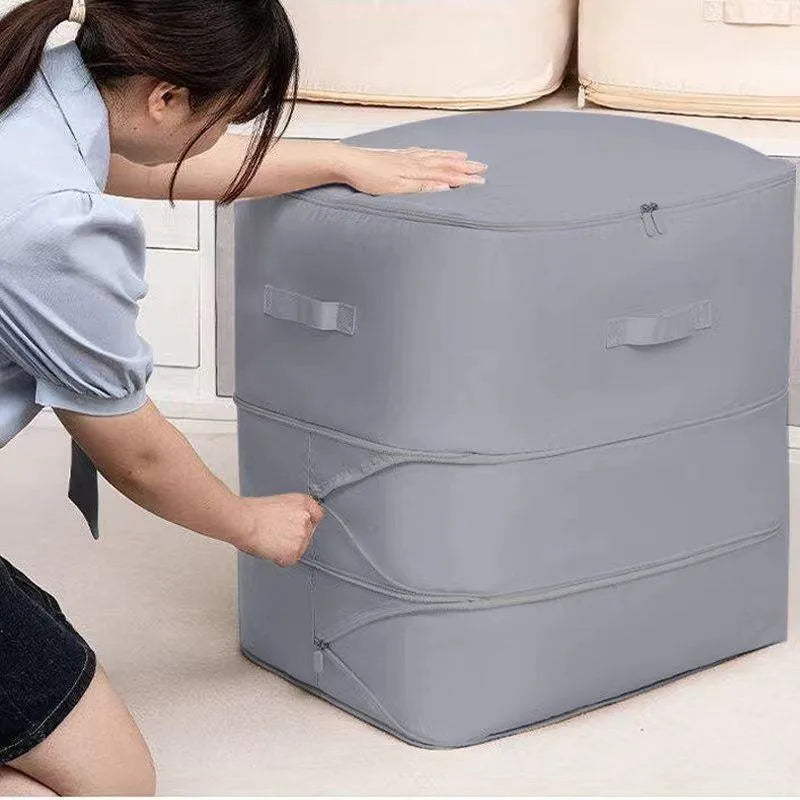 Large Capacity Compression Clothes Storage Bag Waterproof Cabinet Organizer Ultra Space Saving Quilt Pillow Blanket Storagepouch