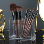 Transparent lipstick Cosmetic Makeup Acrylic Makeup Brush Tool Storage Box Case Make-up Brush Holder Table Organizer Makeup Tool