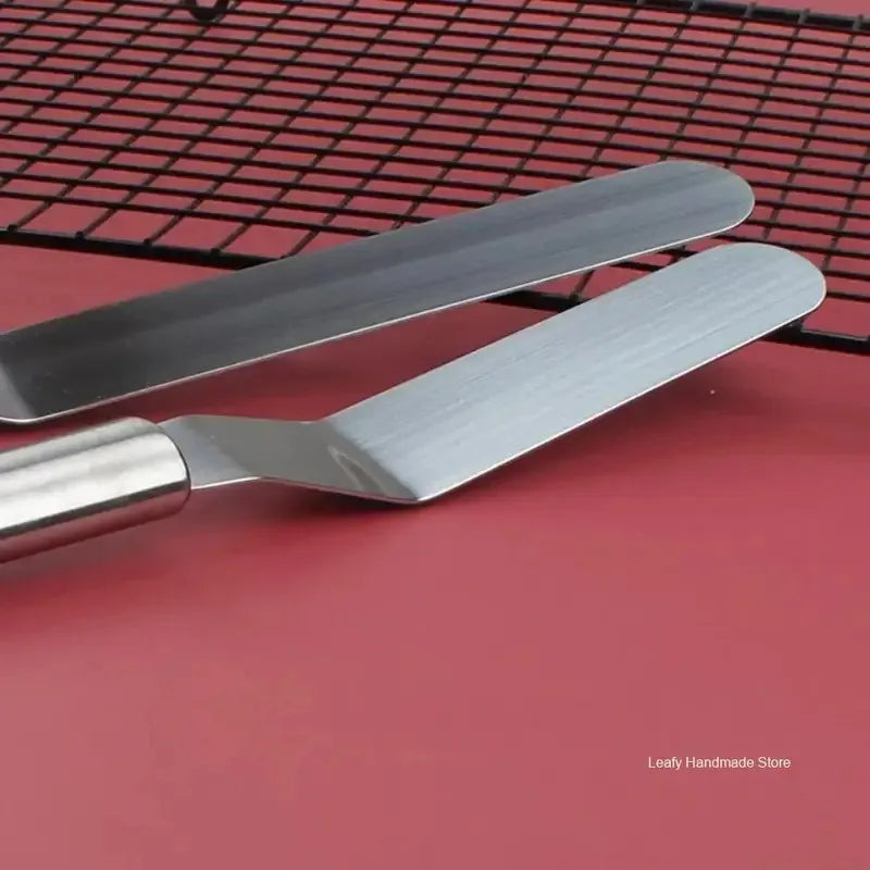 6/8/10/12 Inch Stainless Steel Cream Icing Frosting Spatula for Cake DIY Cake Decorating Tools Utensils Accessories