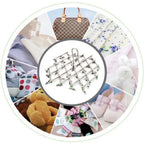 Folding Drying Rack with 35/20 Clips Stainless Steel Windproof Underwear Socks Clip Swivel Hook Hanger Space Saving Drying Rack