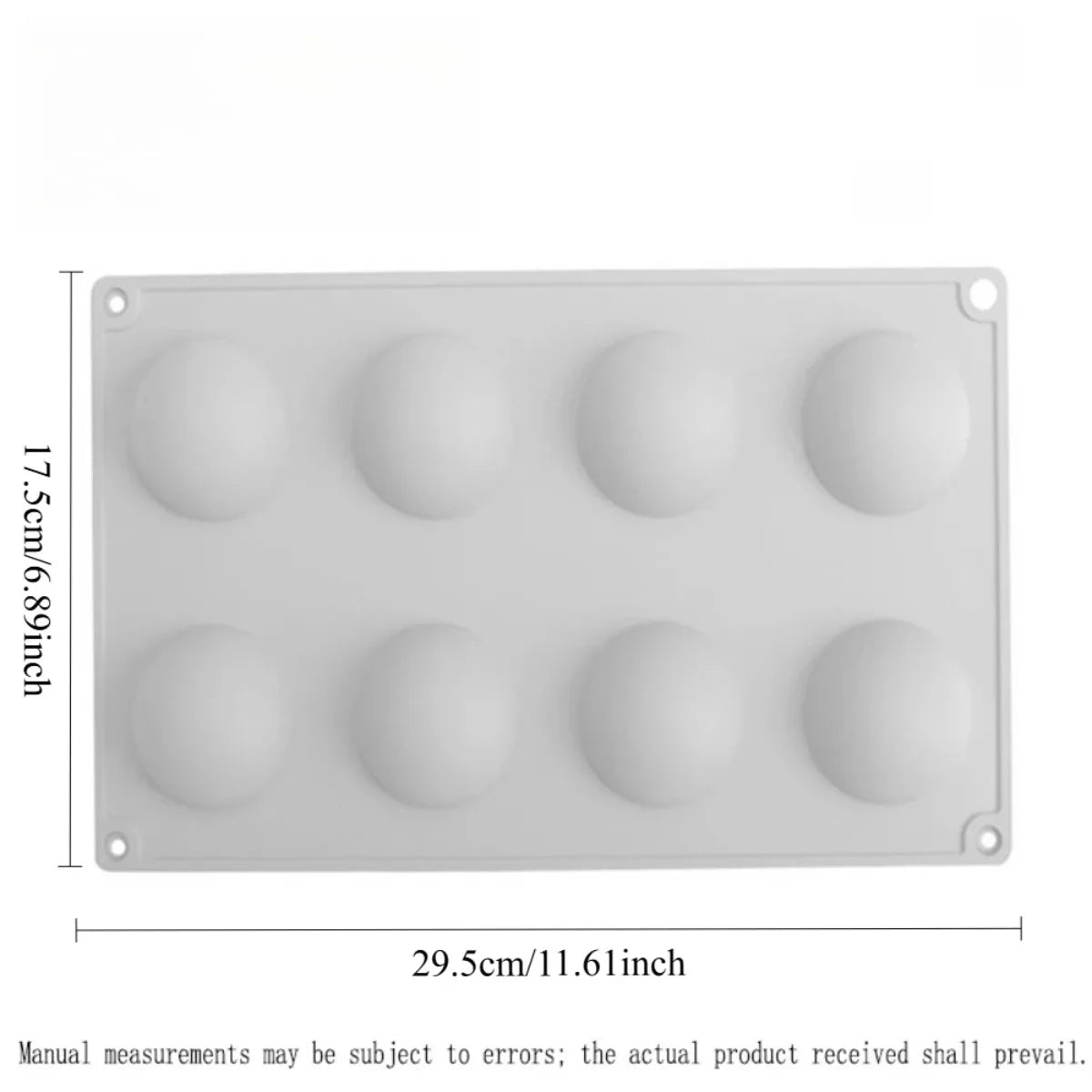 1Pc Round Spherical Mousse Silicone Mold DIY Chocolate Mold for Baking Cake Dessert Pastry Pudding Cupcake Baking Tools 8 Cavity