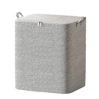 Non-woven Quilt Storage Bag with Lids Zipper Foldable Clothes Quilt Bins Container Large Capacity Dust-proof Bag Organize