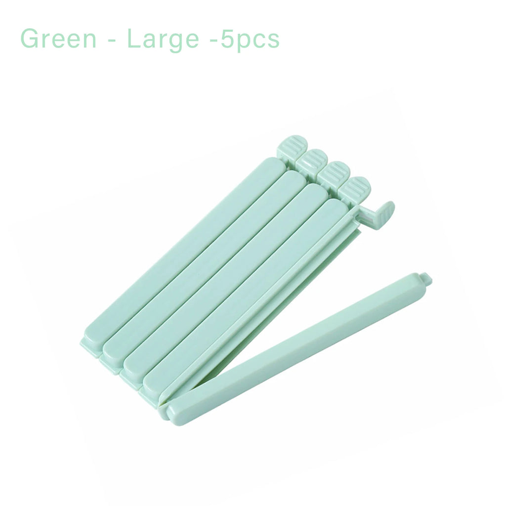 5/10/20Pcs Portable Kitchen Storage Food Snack Seal Sealing Bag Clips Sealer Clamp Plastic Tool Kitchen Accessories