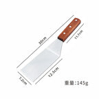 Stainless Steel Spatula and Grill Scraper Non Stick Durable Barbecue Cooking Tools Pizza Shovel Pancake Beef BBQ Utensils
