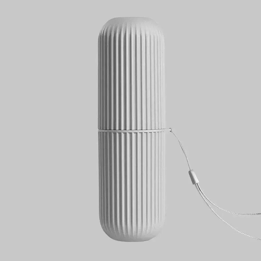 kkjoy 1pc Portable Toothbrush CupToothpaste Holder Travel Toiletries Storage Case | New Creative Storage Box for Home & Travel
