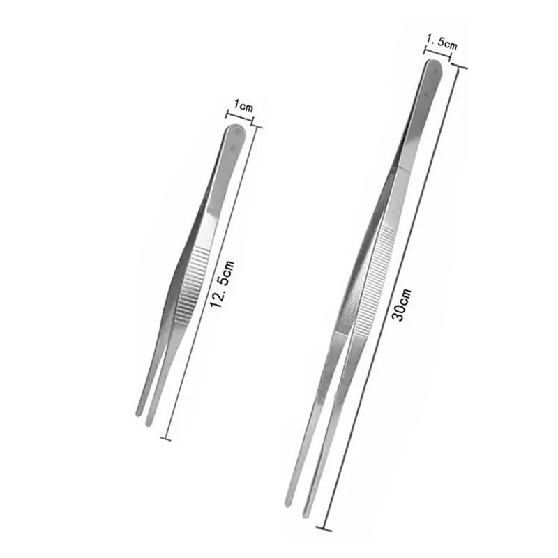 Multifunction Barbecue Tongs Stainless Steel Food Tongs BBQ Clip Kitchen Gadgets Cooking Tweezers Buffet Tool CFQJ006