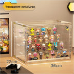 Large Containerized Designs Acrylic Organizer for Collectible Figures and Blind Box Toys Action Figures Desktop Organizers Box