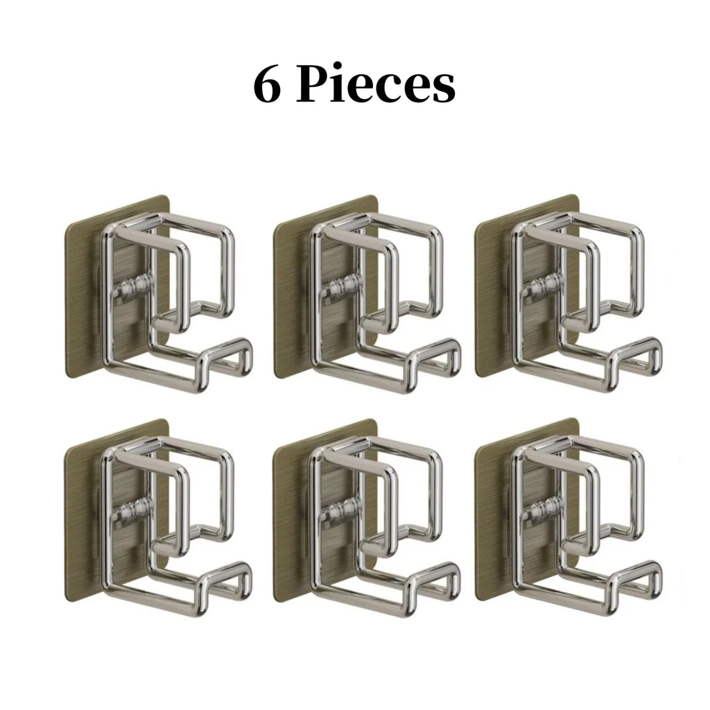 1/2/4/6Pcs Stainless Steel Washbasin Hook Multifunction Punch-free Kitchen Bathroom Rack Basin Storage Rack Towel Hanging Holder