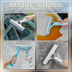 3‑In‑1 Spray Window Squeegee, Multifunctional Glass Cleaning Tool with Scrub Brush & Scraper, Streak‑Free Wiper for Windows, Mirrors, Shower Glass and Car Windshields