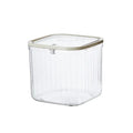 1-Piece Transparent Mini Desktop Storage Box, with Pop-Up Lid, Waterproof Multifunctional Storage Container, Laundry Detergent Dispenser Storage Box, Suitable for Storing Beads and Stain Remover Powder, for Desktop, Kitchen,