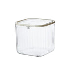 1-Piece Transparent Mini Desktop Storage Box, with Pop-Up Lid, Waterproof Multifunctional Storage Container, Laundry Detergent Dispenser Storage Box, Suitable for Storing Beads and Stain Remover Powder, for Desktop, Kitchen,
