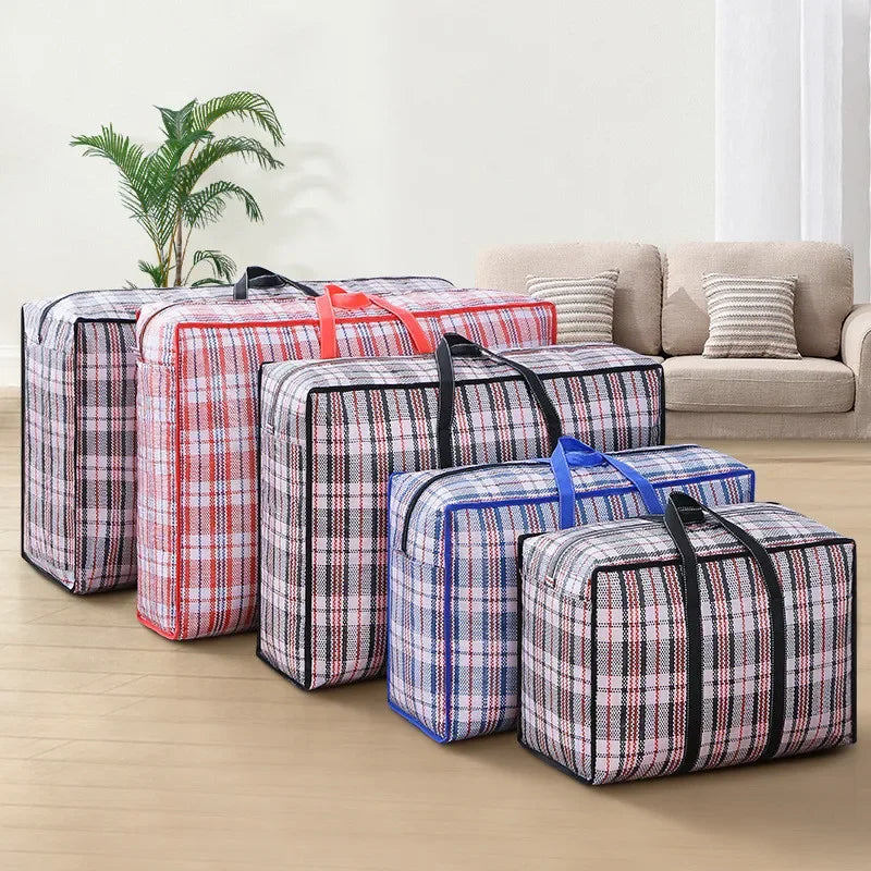Large Capacity Quilt Pillow Blanket Storage Bag Home Cabinet Wardrobe Clothes Dustproof Pouch Dormitory Luggage Moving Packing