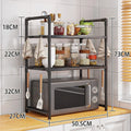 Adjustable Microwave Shelf – Multi-Purpose Kitchen Storage Rack