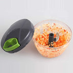 1000ml Manual Food Chopper Hand Pull String Vegetable Cutter Onions Garlic Chopper Fruits Herbs Nuts Kitchen Food Processor