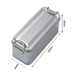 Old-fashioned Rectangular Iron Box High Quality Metal Storage Box Cake Packaging Box Durable with Lid Candy Box