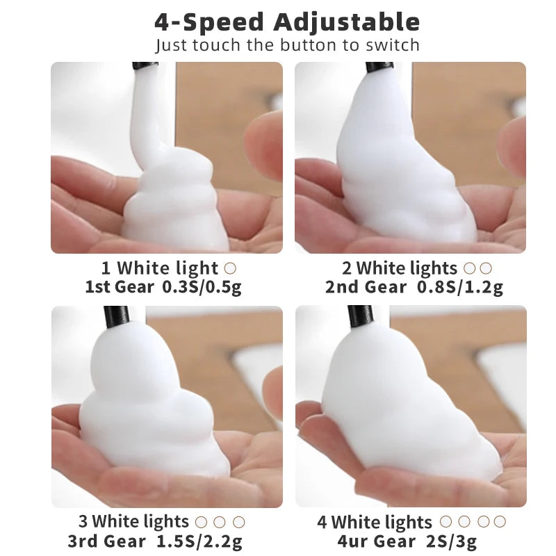 Automatic sensor soap dispenser, foam hand washing device, portable soap bottle, soap distribution device, in bathroom