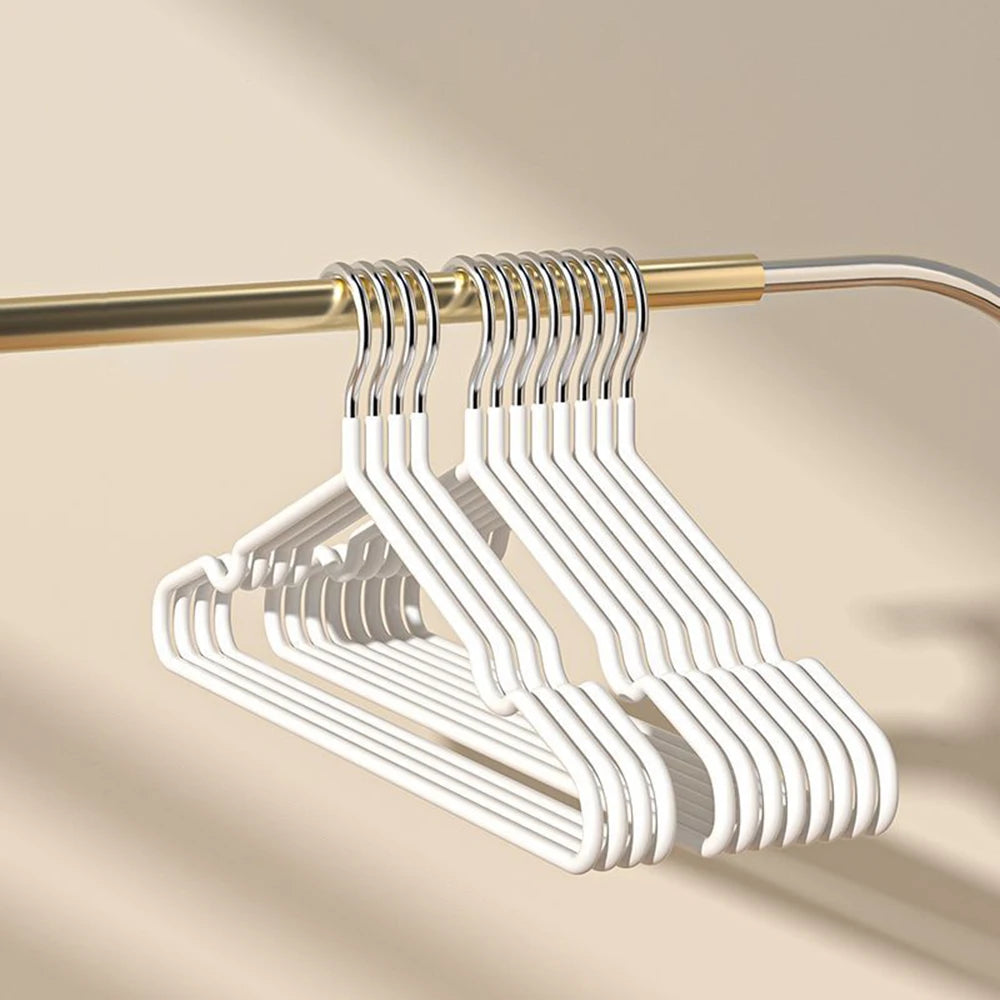 Non marking Clothes Hangers for Home Use Non slip Drying Hangers Metal Thick Clothes Hangers Storage Bedrooms Wardrobes Adult cl