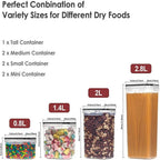 Food Storage Containers Set – 7-Piece BPA-Free Plastic Set