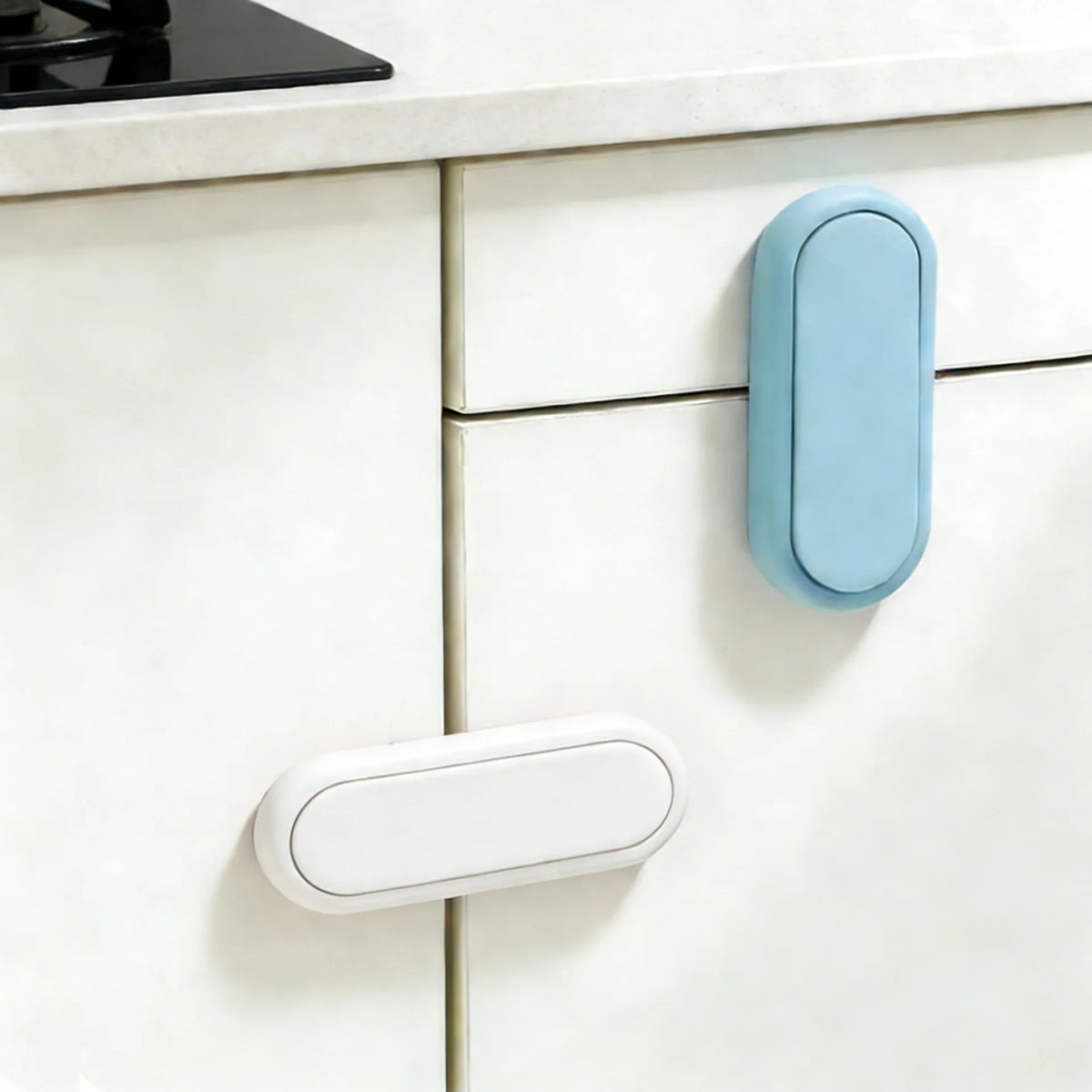 Multifunctional Safety Locks  Anti-pinch Hand Lock Cabinet Cabinet Door Lock  Protective Refrigerator Drawer Locks
