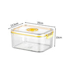 Vacuum Fresh-keeping Box Refrigerator Sealed Canister Microwavable Transparent Food Storage Container Kitchen Organizer Bento