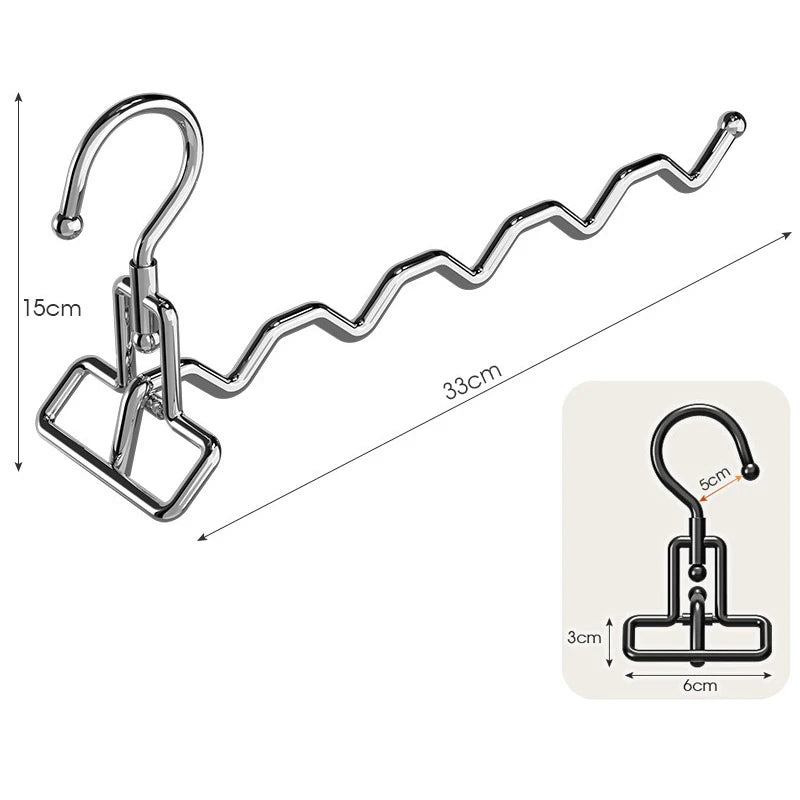 Portable Clothes Drying Rack Foldable Clothes Hanger Travel Hotel Wardrobe Drawer Door Mounted Punch-free Cloth Drying Rack